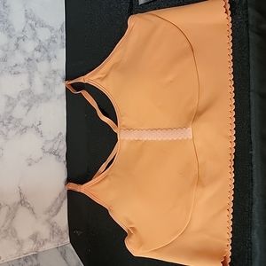 Nike Sports Bra Women's Size XL Brown/ Orange Activewear lightweight